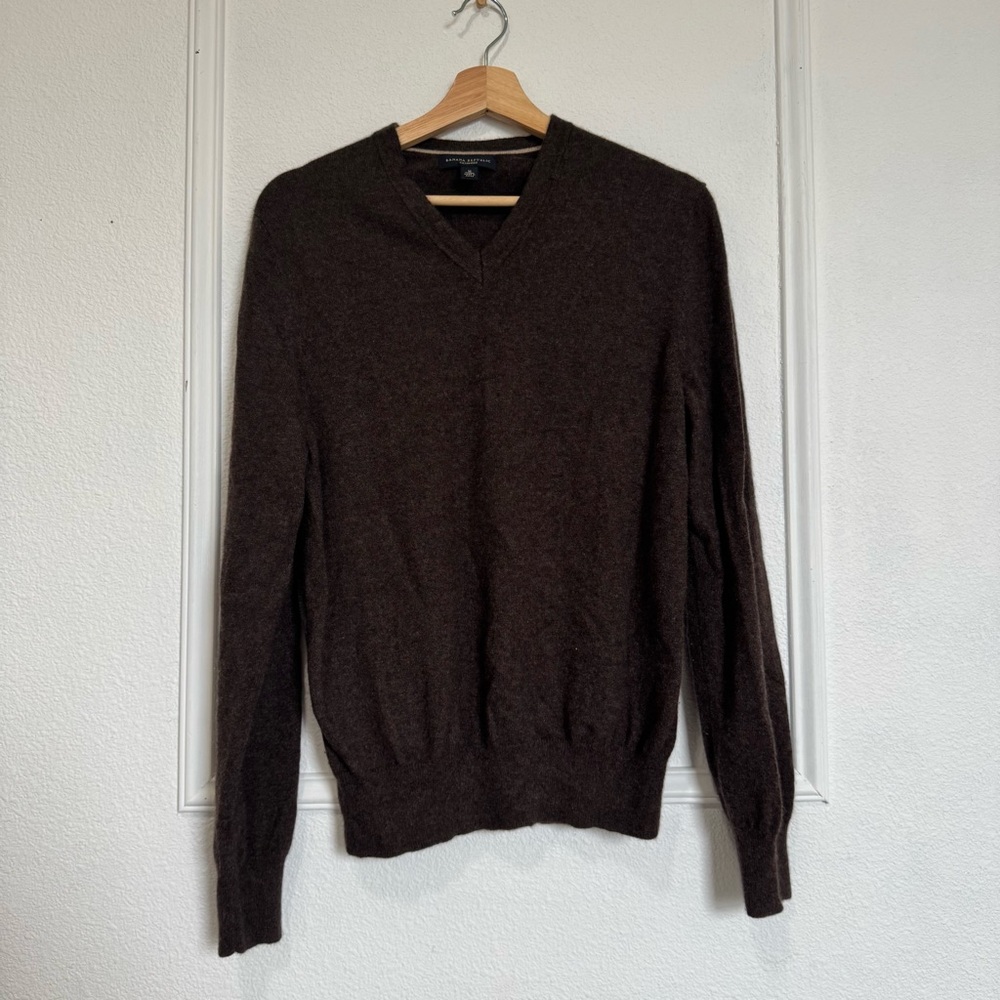 Banana Republic Brown V-Neck Sweater